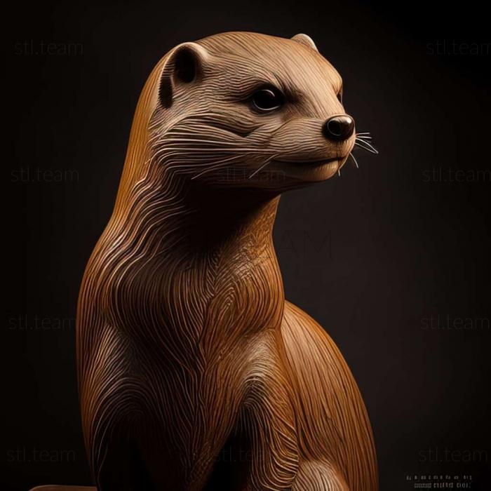 3D model Mustelus ravidus (STL)